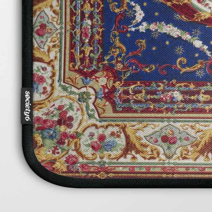 Wonderfully Detailed Persian Rug Oriental Victorian Style Carpet Design Laptop Sleeve Gallery Image 3