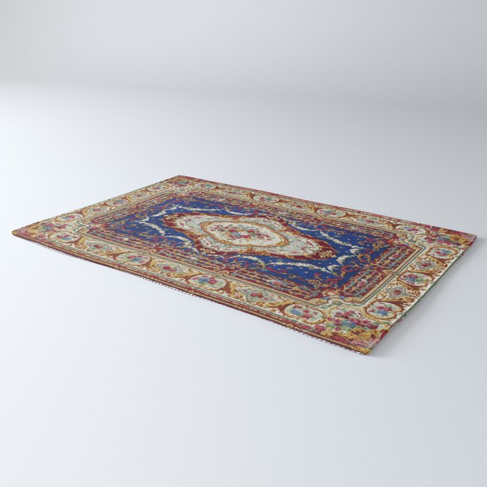 Wonderfully Detailed Persian Rug Oriental Victorian Style Carpet Design Rug Gallery Image 3