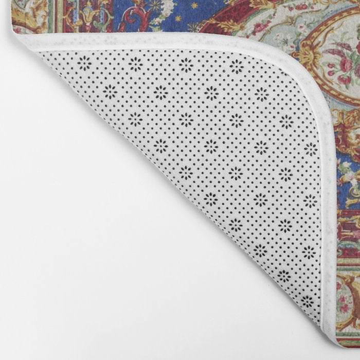 Wonderfully Detailed Persian Rug Oriental Victorian Style Carpet Design Bath Mat Gallery Image 2