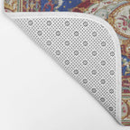 Wonderfully Detailed Persian Rug Oriental Victorian Style Carpet Design Bath Mat Gallery Image 2