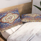 Wonderfully Detailed Persian Rug Oriental Victorian Style Carpet Design Pillow Sham Gallery Image 2