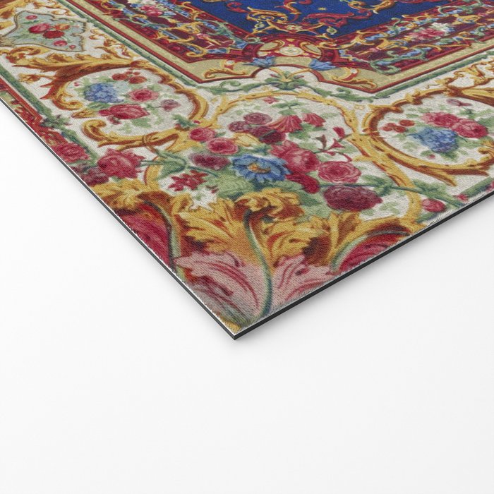 Wonderfully Detailed Persian Rug Oriental Victorian Style Carpet Design Welcome Mat Gallery Image 2