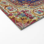 Wonderfully Detailed Persian Rug Oriental Victorian Style Carpet Design Welcome Mat Gallery Image 2