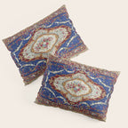 Wonderfully Detailed Persian Rug Oriental Victorian Style Carpet Design Pillow Sham Gallery Image 3