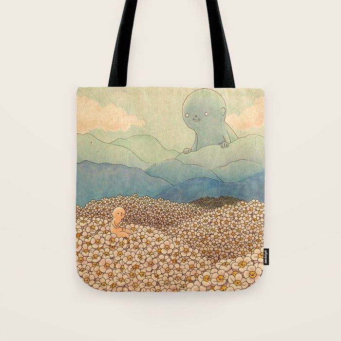Diasy Fields Tote Bag Gallery Image 1