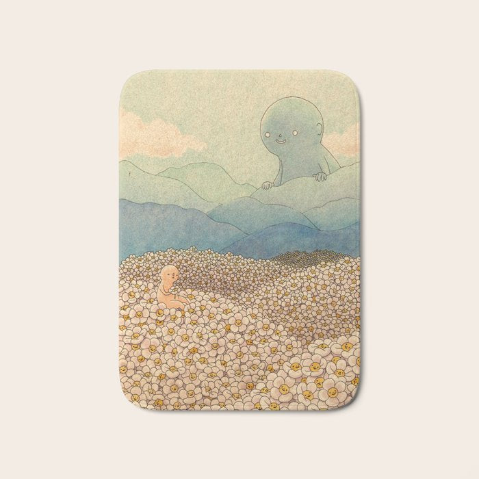 Diasy Fields Bath Mat Gallery Image 1