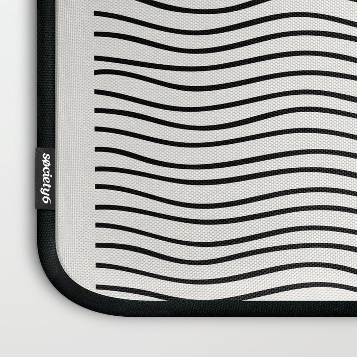 Modern Night, Moon by the Waves Laptop Sleeve Gallery Image 3