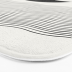 Modern Night, Moon by the Waves Bath Mat Gallery Image 3