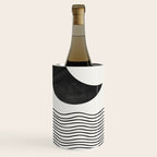 Modern Night, Moon by the Waves Wine Chiller Gallery Image 1