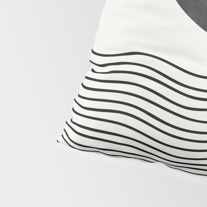 Modern Night, Moon by the Waves Pillow Sham Gallery Image 4