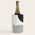 Modern Night, Moon by the Waves Wine Chiller Gallery Image 2