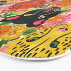 Maximalist Jungle Tiger Cheetah Leopard and Jaguar Bath Mat Gallery Image 3