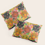 Maximalist Jungle Tiger Cheetah Leopard and Jaguar Pillow Sham Gallery Image 3