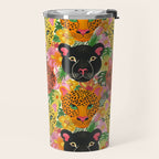 Maximalist Jungle Tiger Cheetah Leopard and Jaguar Travel Mug Gallery Image 2