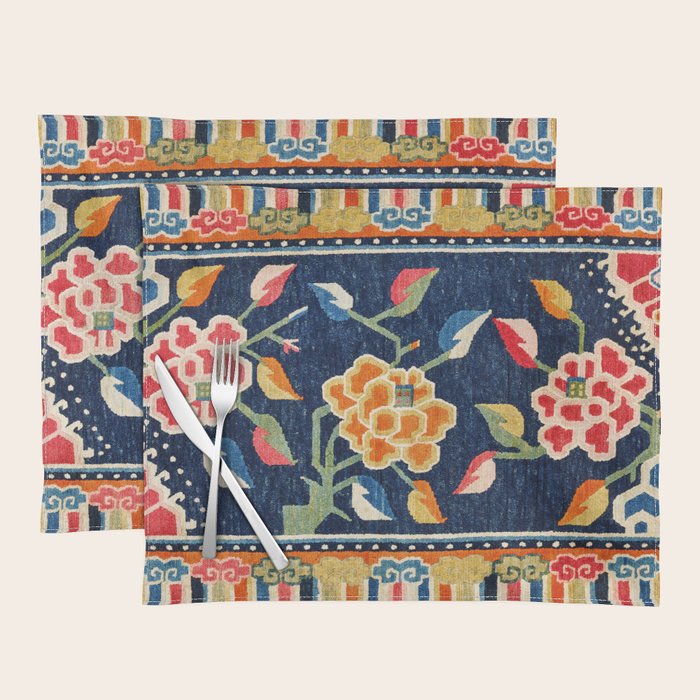 Khampa Dzong Khaden South Tibetan Sleeping Rug Print Placemat Gallery Image 1