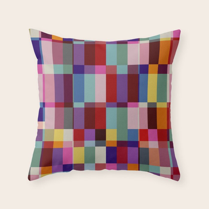 Futuristic Cyber Crossing Throw Pillow Gallery Image 6