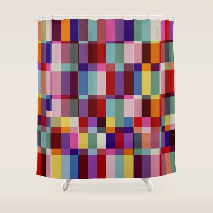 Futuristic Cyber Crossing Shower Curtain Gallery Image 1