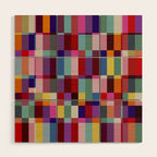 Futuristic Cyber Crossing Wood Wall Art Gallery Image 1