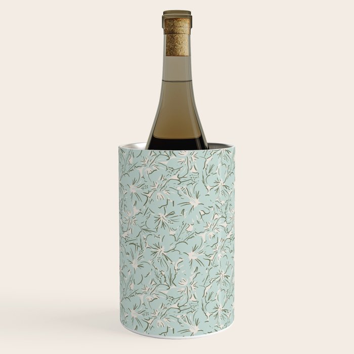 Hibiscus Hawaiian Print Wine Chiller Gallery Image 2