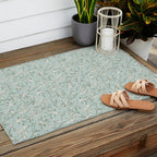 Hibiscus Hawaiian Print Outdoor Rug Gallery Image 2