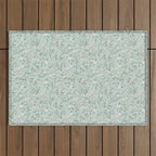 Hibiscus Hawaiian Print Outdoor Rug Gallery Image 1