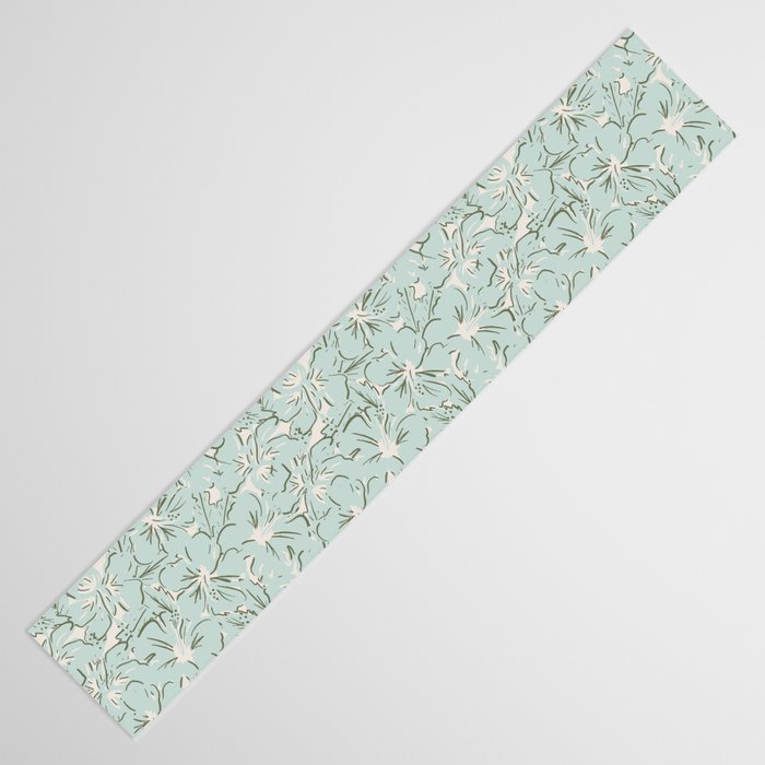 Hibiscus Hawaiian Print Table Runner Gallery Image 3