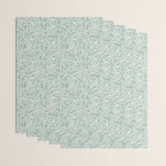 Hibiscus Hawaiian Print Wrapping Paper Gallery Image 3