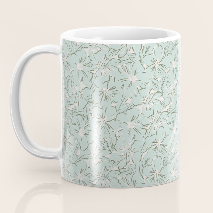 Hibiscus Hawaiian Print Coffee Mug Gallery Image 3