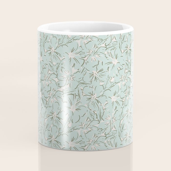Hibiscus Hawaiian Print Coffee Mug Gallery Image 4