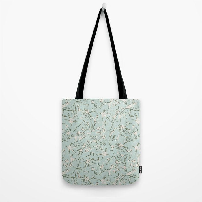 Hibiscus Hawaiian Print Tote Bag Gallery Image 2