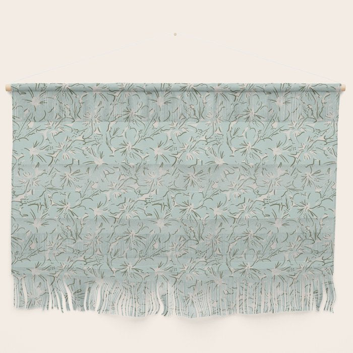 Hibiscus Hawaiian Print Wall Hanging Gallery Image 1