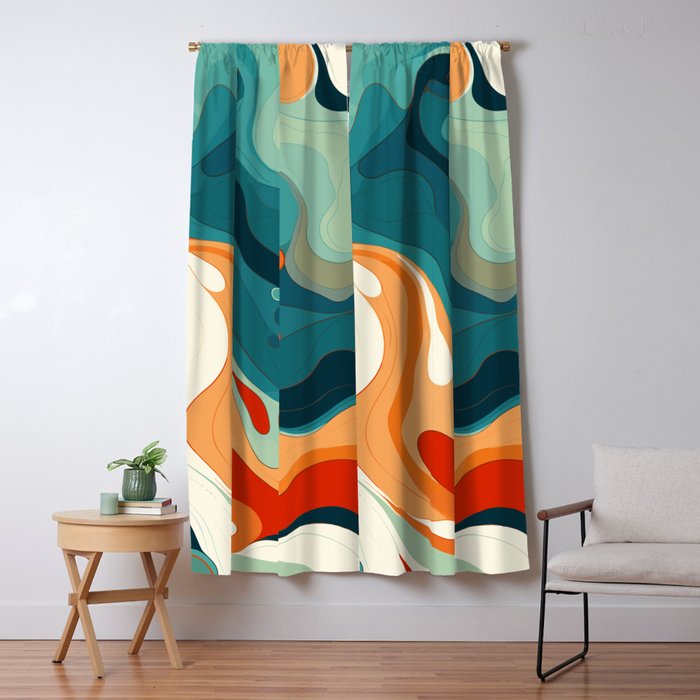 Colorful Tides Window Curtain Gallery Image 5