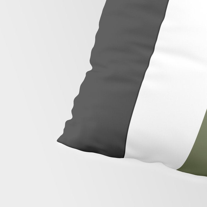 Accent (Black & Moss Green) Pillow Sham Gallery Image 4