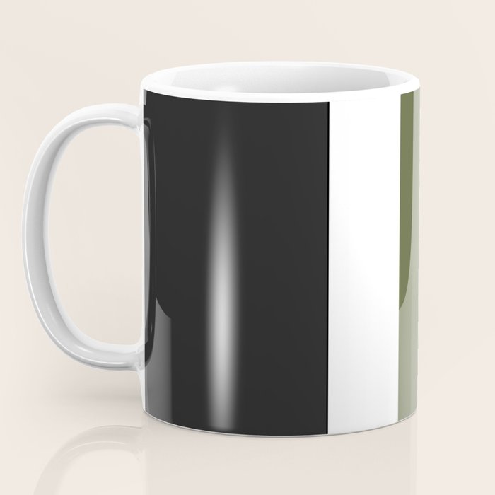 Accent (Black & Moss Green) Coffee Mug Gallery Image 3