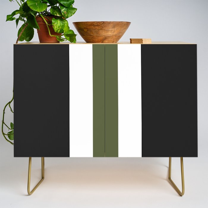 Accent (Black & Moss Green) Credenza Gallery Image 1