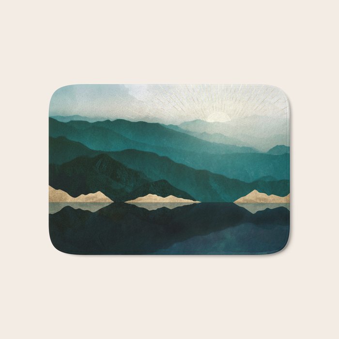 Waters Edge Reflection Bath Mat Gallery Image 1