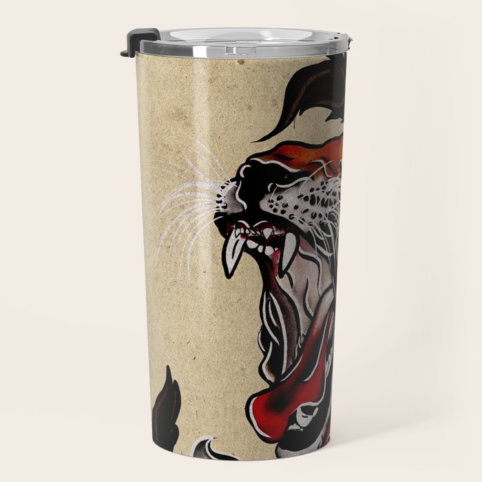 Tiger Ukiyo-e style Travel Mug Gallery Image 3