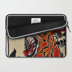 Tiger Ukiyo-e style Laptop Sleeve Gallery Image 2