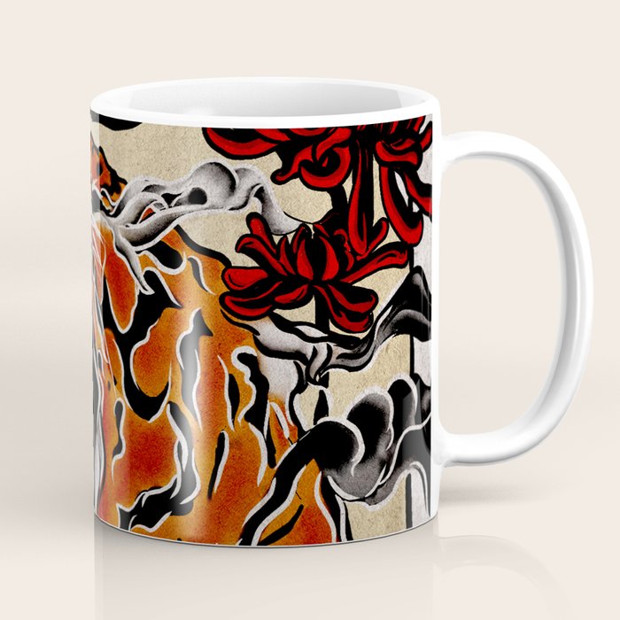 Tiger Ukiyo-e style Coffee Mug Gallery Image 1