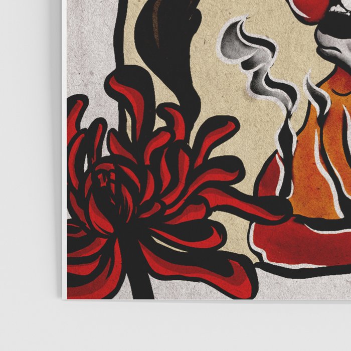 Tiger Ukiyo-e style Poster Gallery Image 3