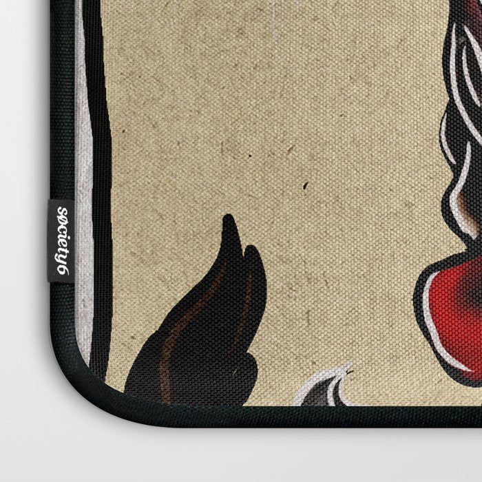 Tiger Ukiyo-e style Laptop Sleeve Gallery Image 3