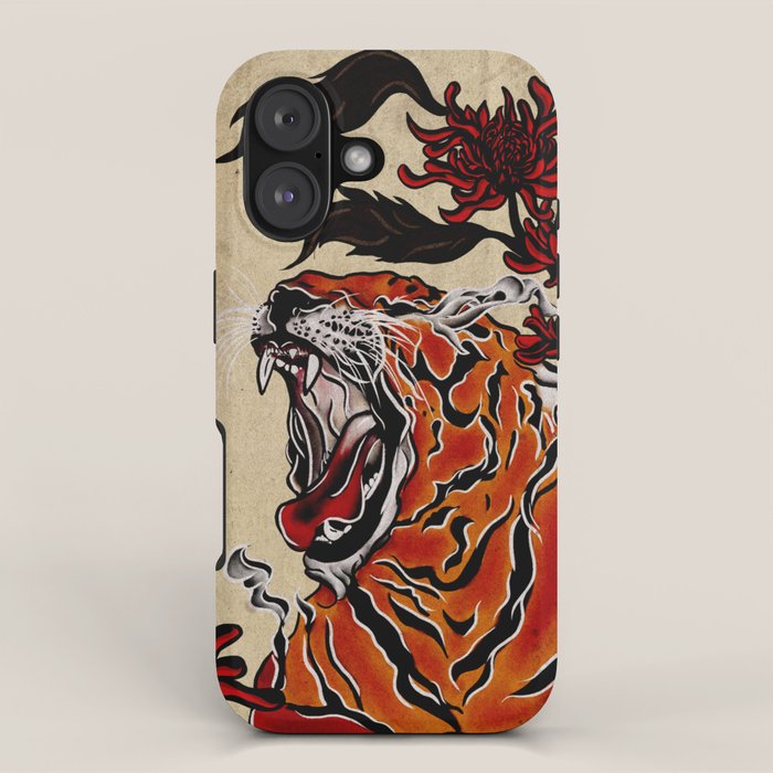 Tiger Ukiyo-e style iPhone Case Gallery Image 1