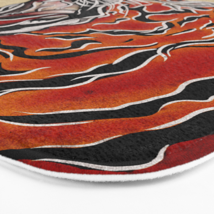 Tiger Ukiyo-e style Bath Mat Gallery Image 3