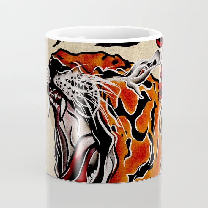 Tiger Ukiyo-e style Coffee Mug Gallery Image 4
