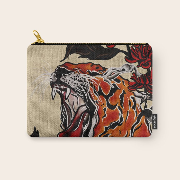 Tiger Ukiyo-e style Carry All Pouch Gallery Image 1