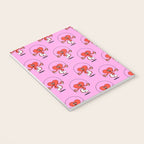 Retro love heart cartoon character pattern Notebook Gallery Image 3