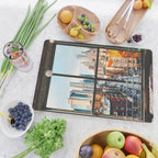 New York City Window | Colorful Street and Skyline | NYC Cutting Board Gallery Image 2