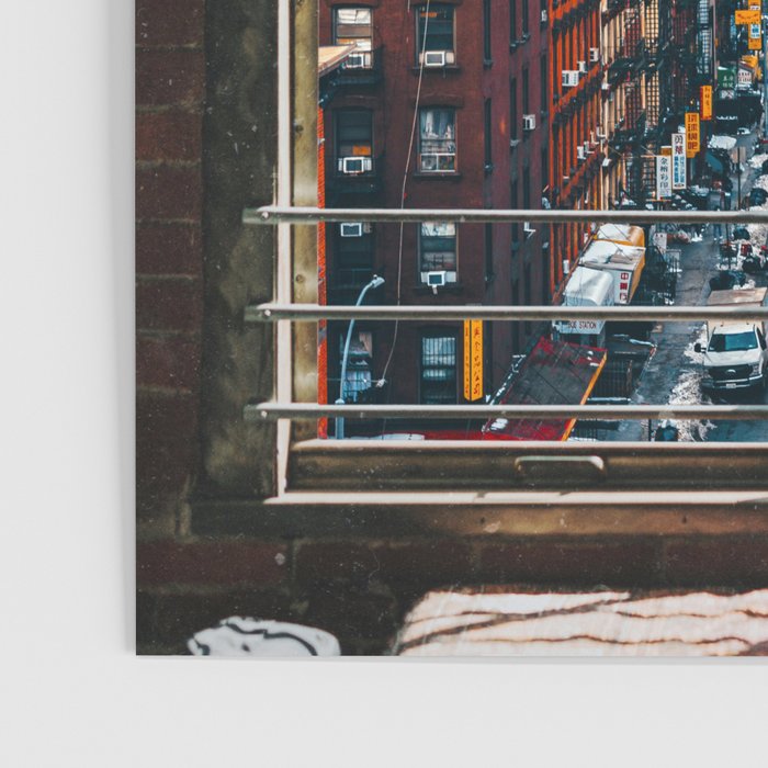 New York City Window | Colorful Street and Skyline | NYC Poster Gallery Image 3