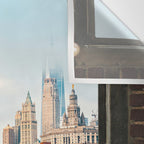 New York City Window | Colorful Street and Skyline | NYC Wall Tapestry Gallery Image 3