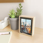 New York City Window | Colorful Street and Skyline | NYC Mini Art Print Gallery Image 2